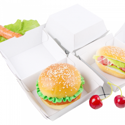 Takeout Food Service Grade Biodegradable Hamburger Food Container Packaging Food Packaging